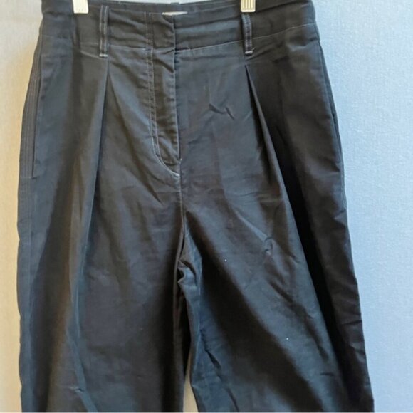 Wilfred Free Aritzia chivalry high-waisted tapered trouser pant Sz 6 - Picture 3 of 13